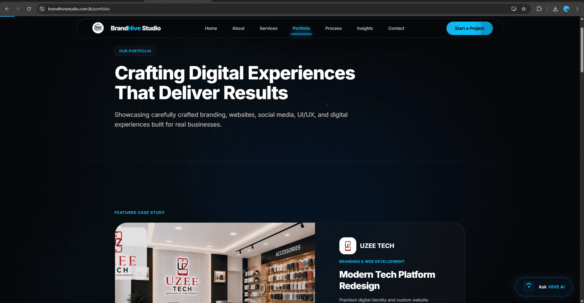 Portfolio Grid — Featured Work & Implementations