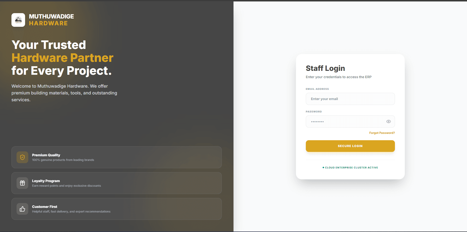 Role-Based Staff Access & Security Gate